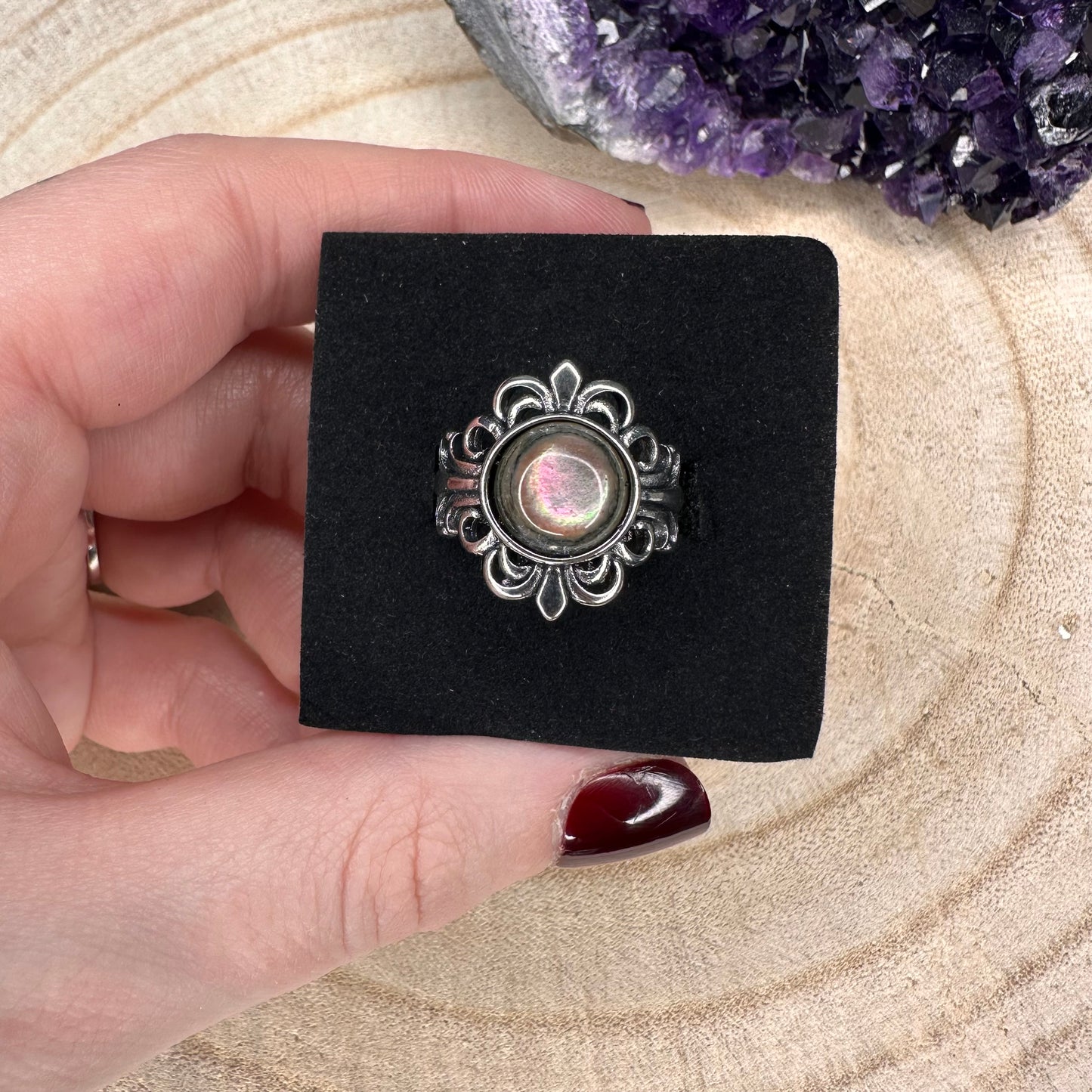 Anello Vintage in Abalone