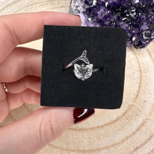 Anello Gatto Quarzo Ialino