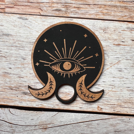 Portasfera in legno Third Eye